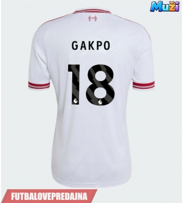 Lacne Muži Futbalové dres Liverpool Cody Gakpo #18 2026-27 Krátky Rukáv - Preč